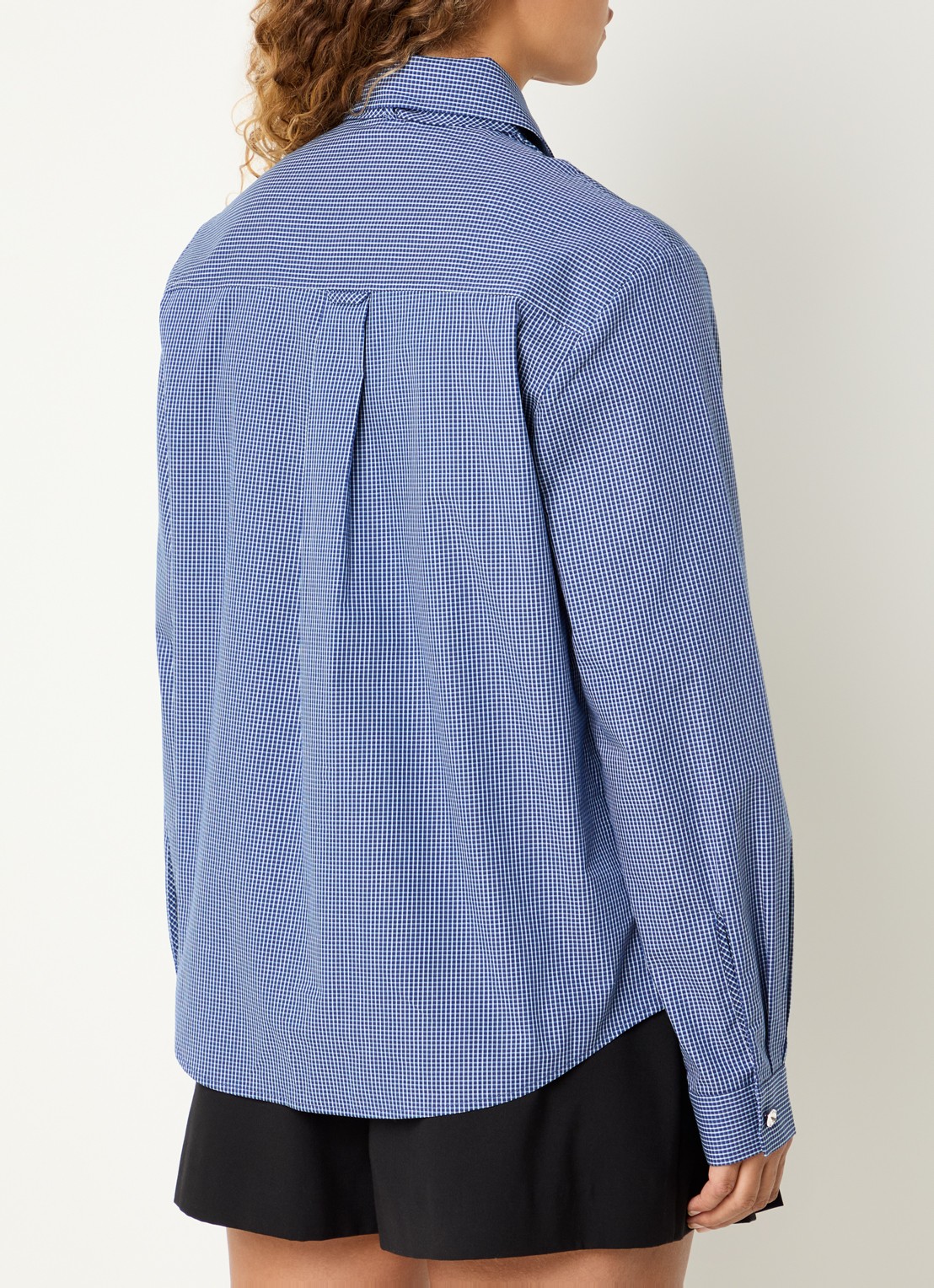 Liu Jo Blouse met streepprint - achterkant 2 blauw