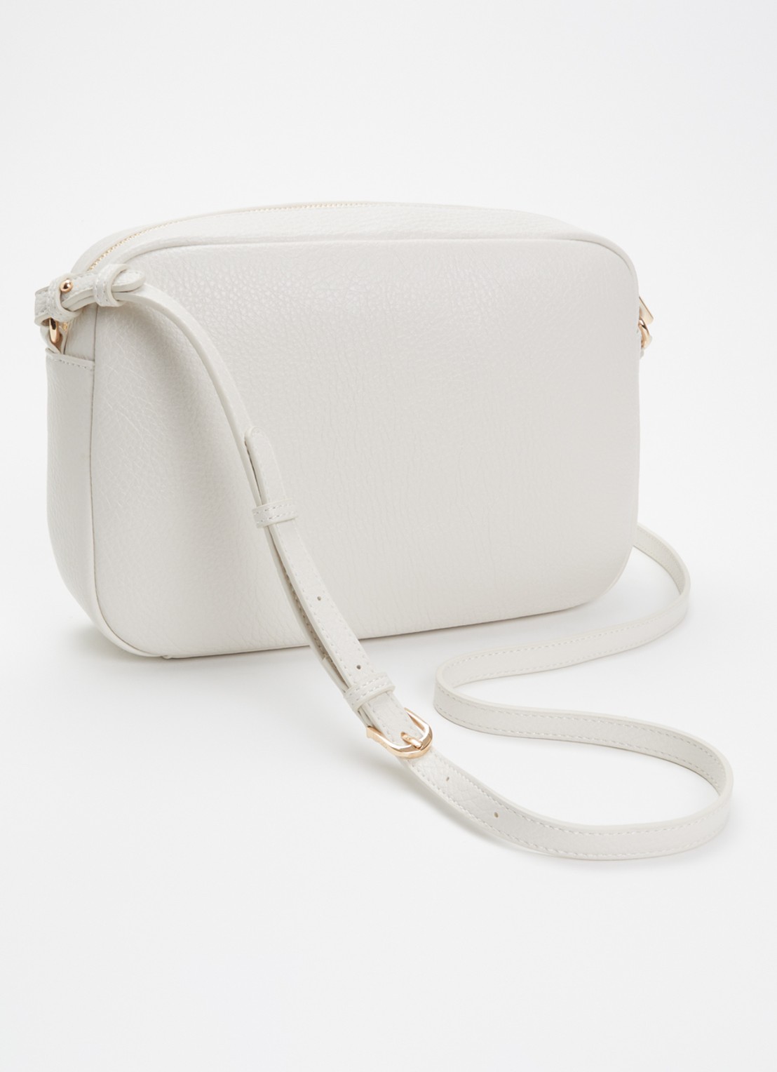 Liu Jo Crossbodytas met logo - achterkant 2 creme
