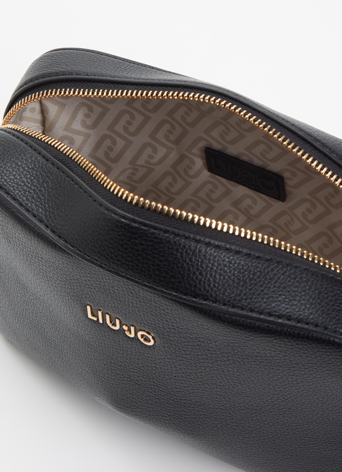 Liu Jo Crossbodytas met logo - detail zwart