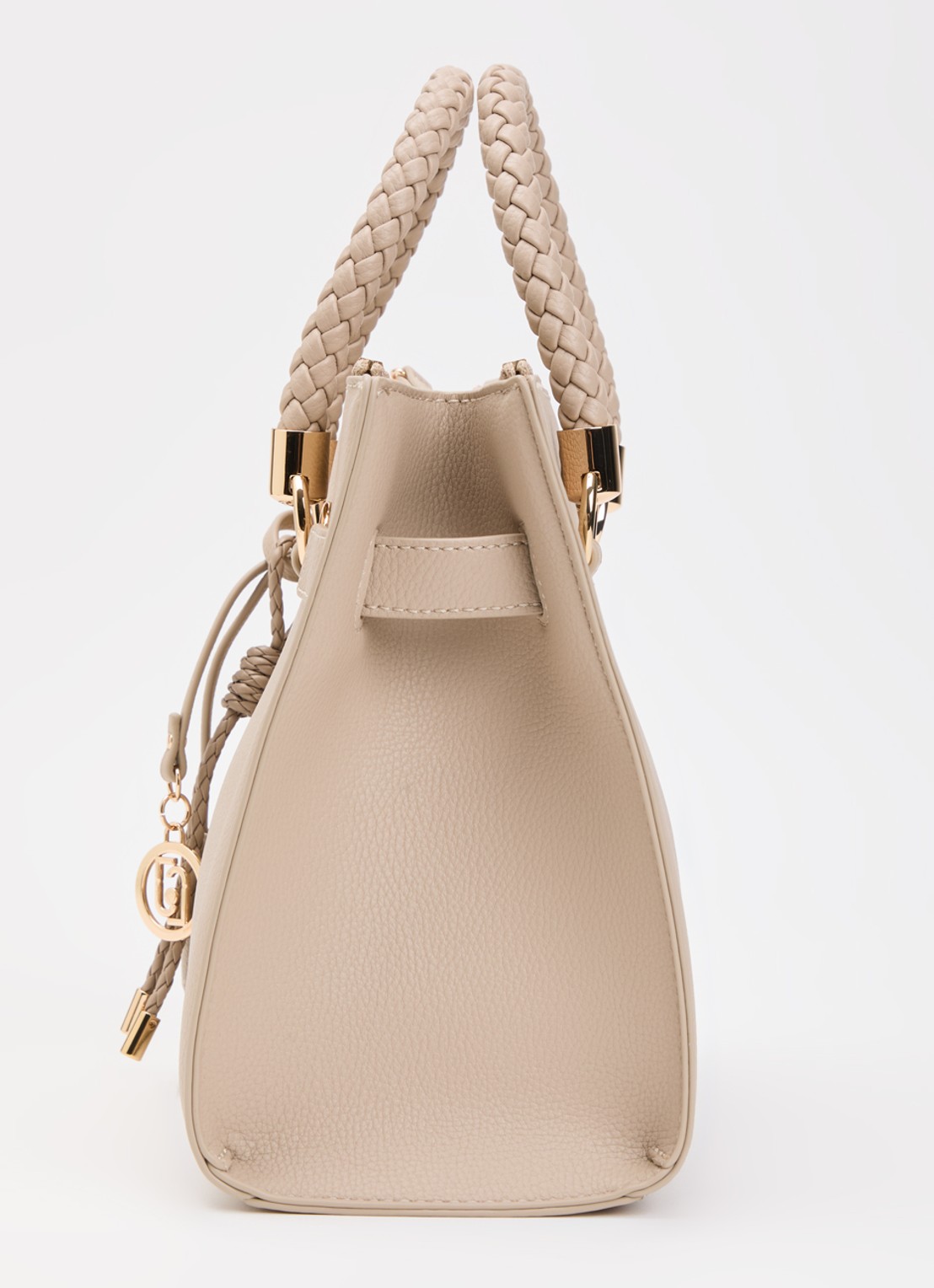 Liu Jo Handtas met gevlochten detail en afneembare schouderriem - detail 4 beige