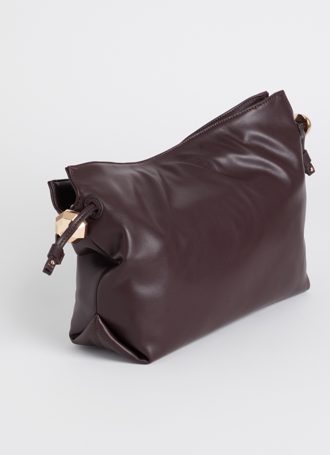 Liu Jo Medium Riccy schoudertas met afneembare schouderriem  - achterkant 5 aubergine