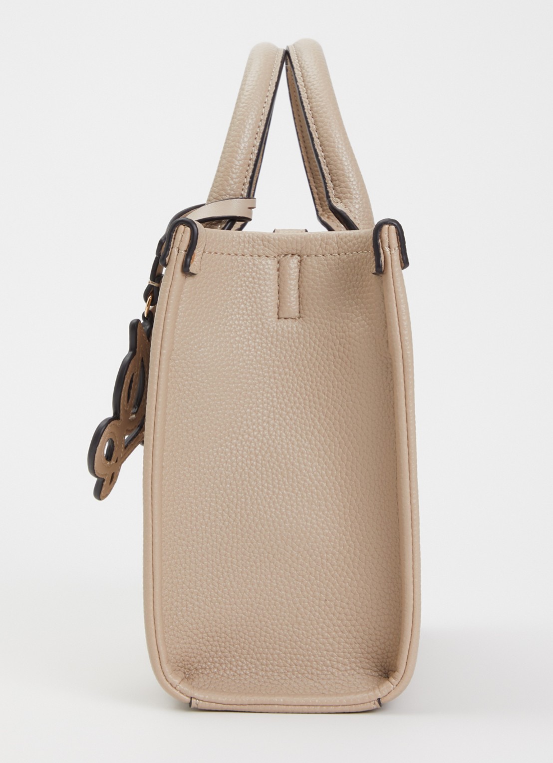 Liu Jo Ridhi handtas met tasbedel en logo - detail 3 donkerbeige