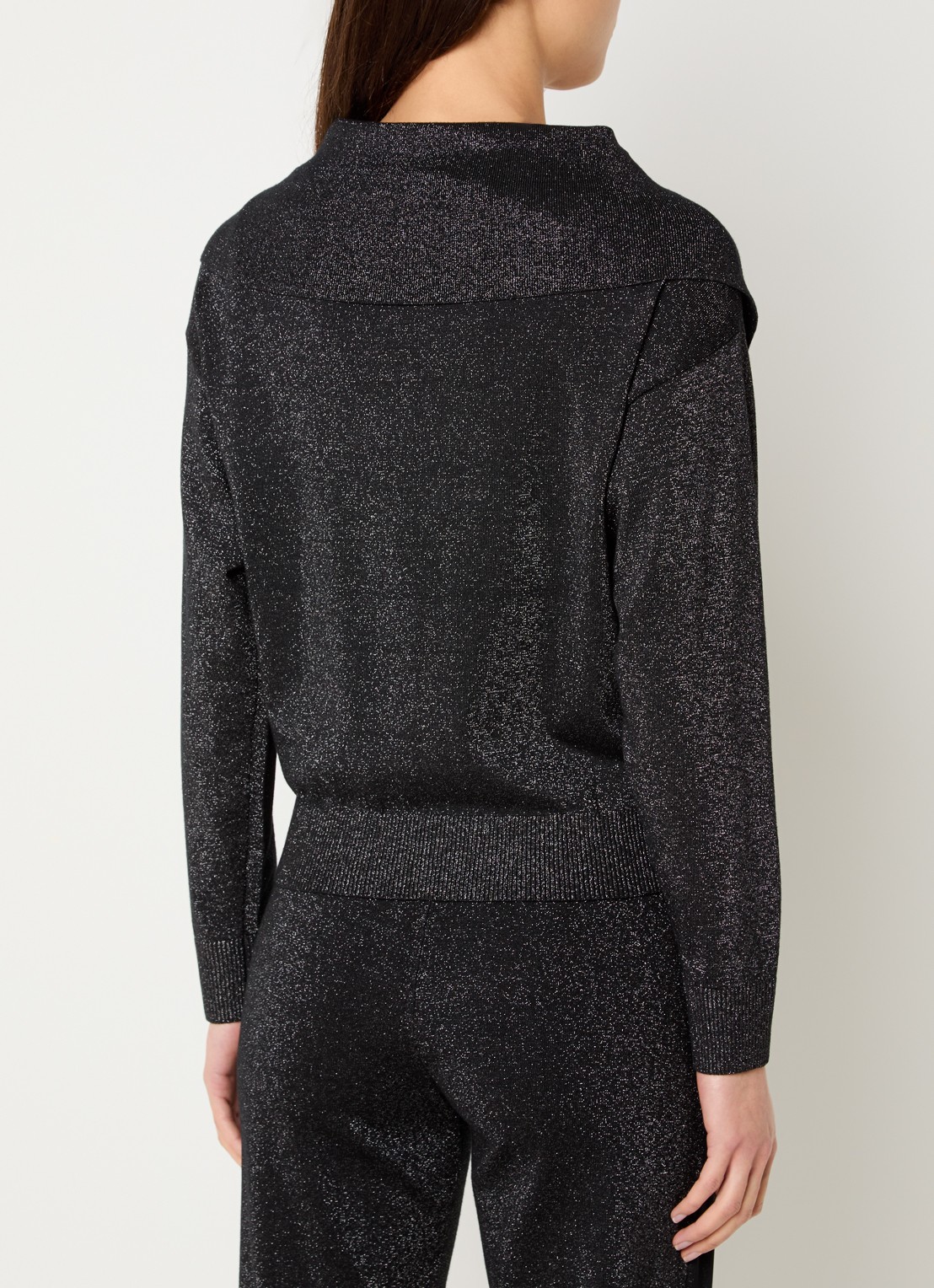 Liu Jo Set van sweatvest met mouwloze top 2-delig - achterkant 4 zwart