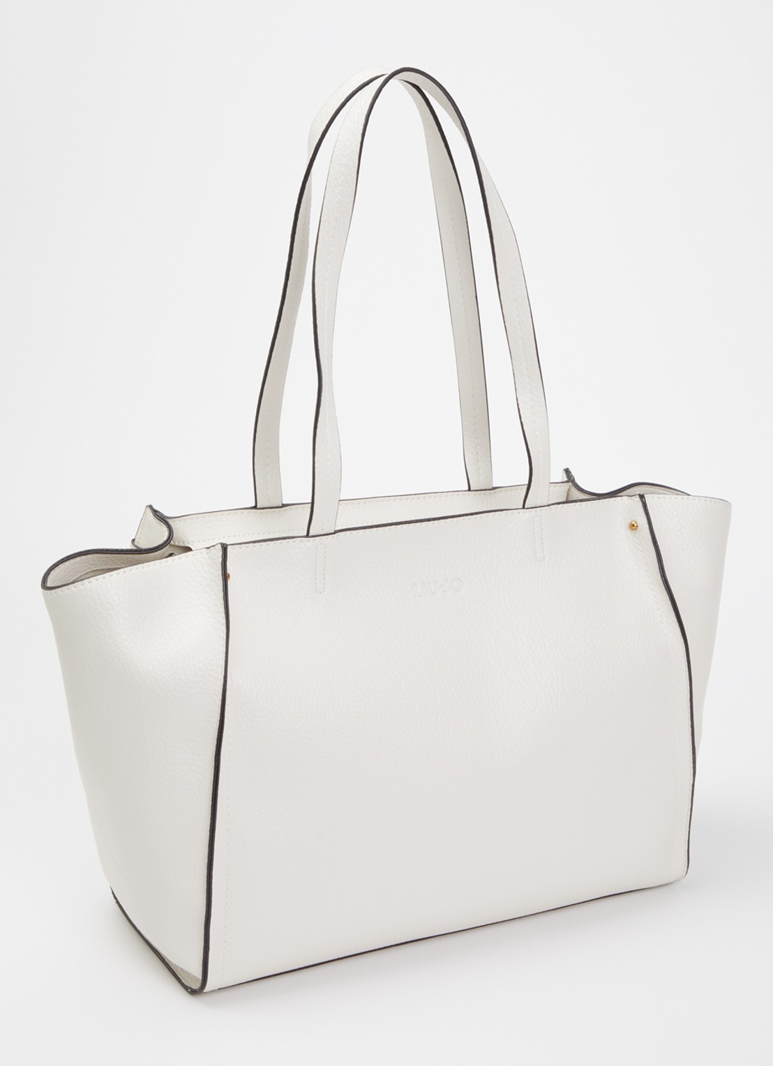 Liu Jo Shopper met logo - achterkant 2 creme