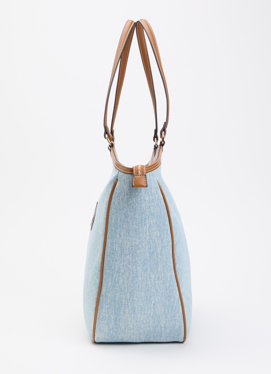Liu Jo Shopper met logo - detail 3 lichtblauw