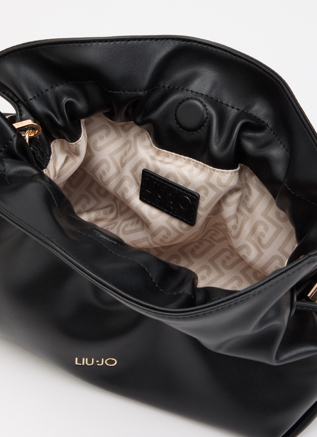 Liu Jo Small Riccy schoudertas met afneembare schouderriem  - detail zwart