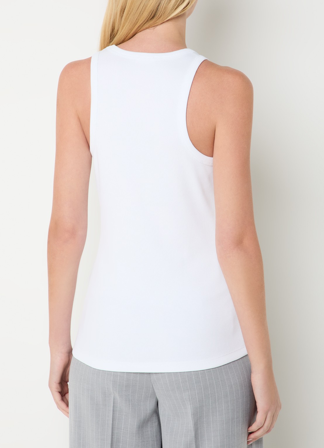 Liu Jo Tanktop met logo - achterkant 2 wit