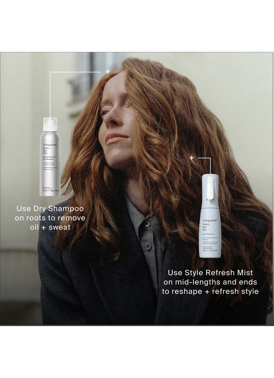 Living Proof PhD Style Refresh Mist - haarspray - detail 6 beige