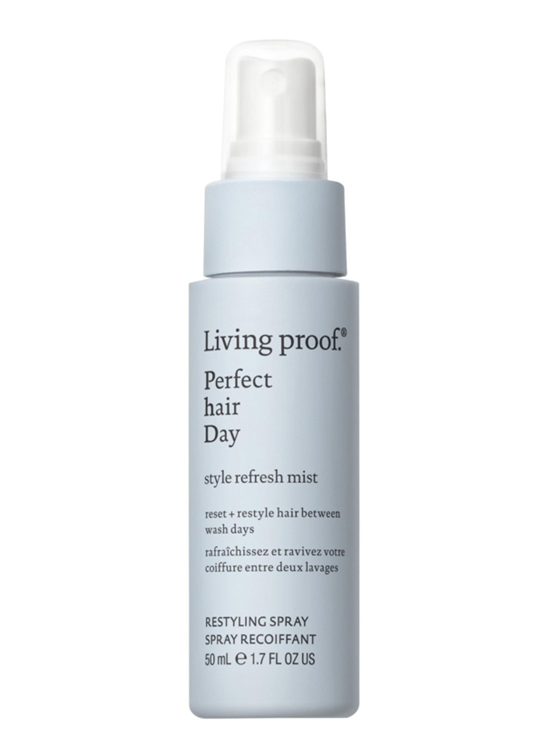 Living Proof PhD Style Refresh Mist - haarspray - voorkant beige