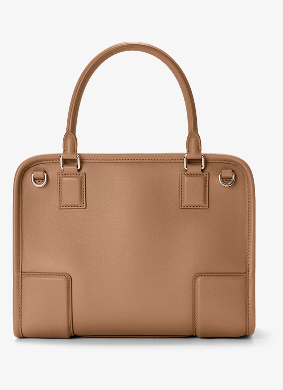 LOEWE Amazona 180 Small schoudertas van kalfsleer - achterkant 8 bruin