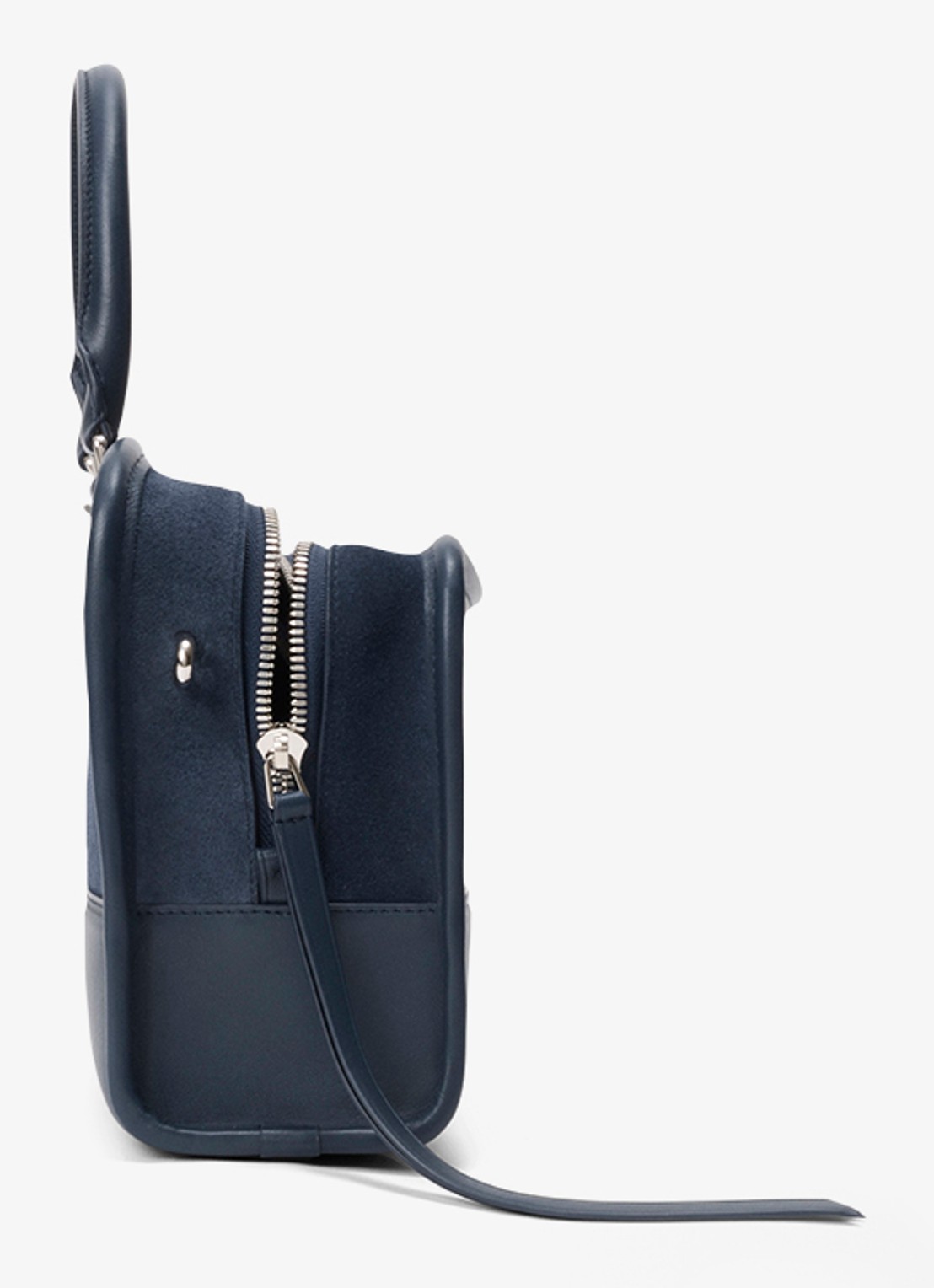 LOEWE Amazona Small handtas van kalfsleer - detail 4 donkerblauw