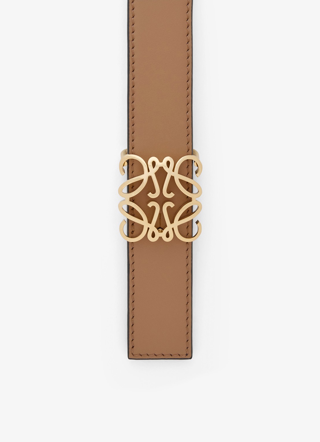 LOEWE Anagram Bombee reversible riem van kalfsleer - detail 2 bruin