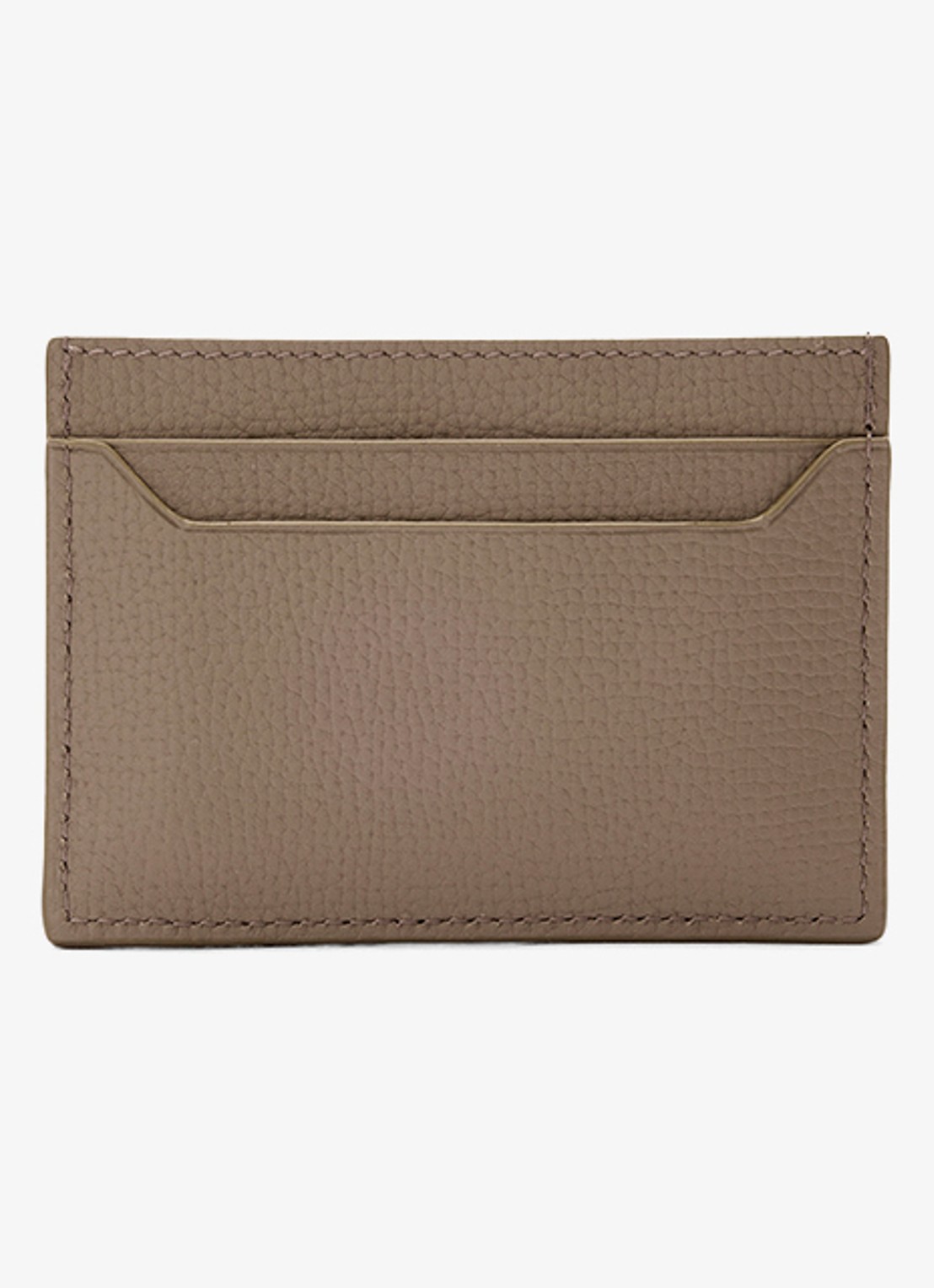 LOEWE Anagram pasjeshouder van kalfsleer - achterkant taupe