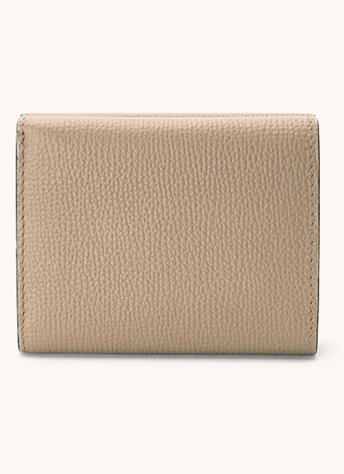 LOEWE Anagram portemonnee van kalfsleer - detail 5 zand