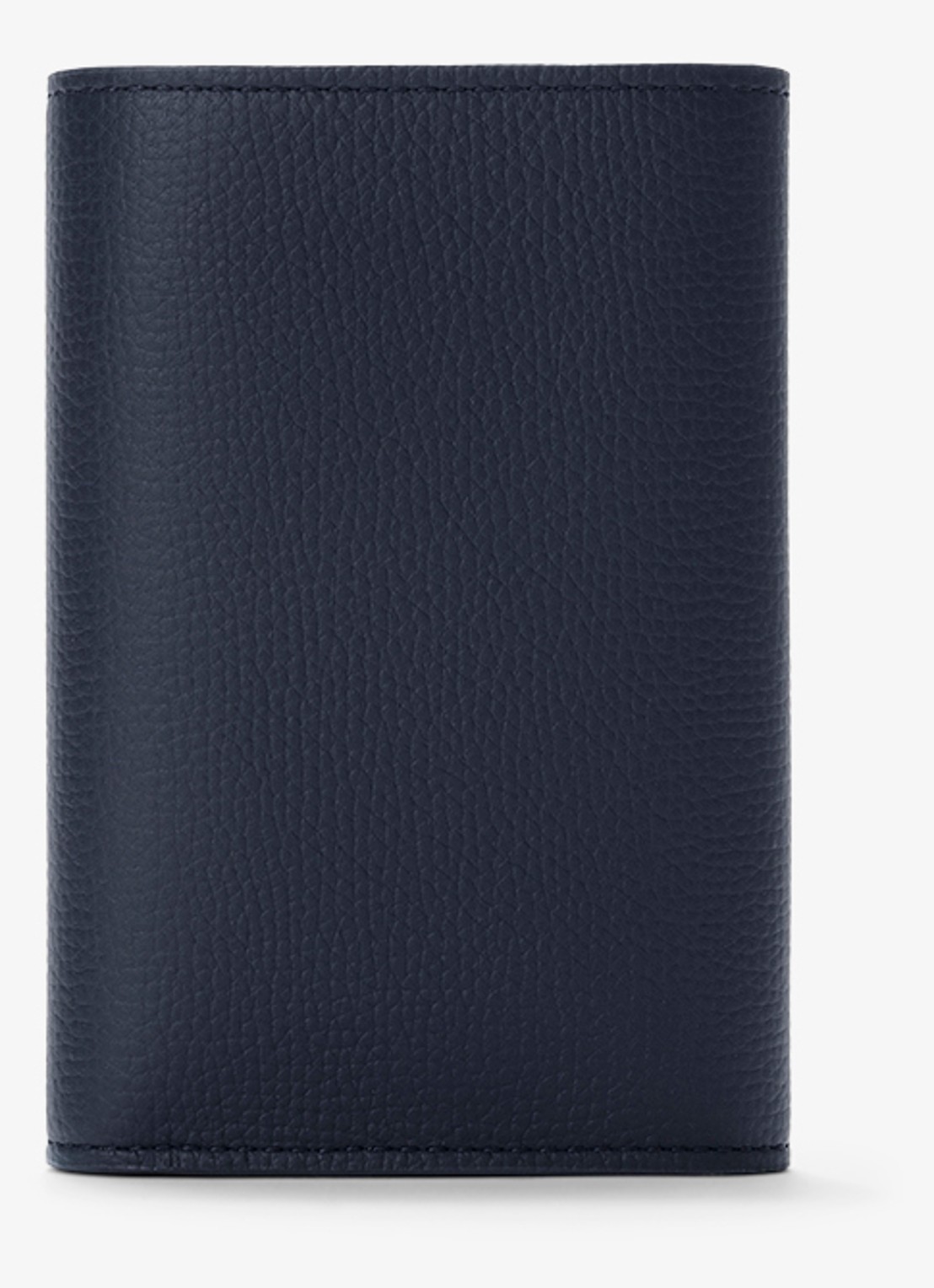 LOEWE Anagram Small portemonnee van kalfsleer - achterkant 5 donkerblauw