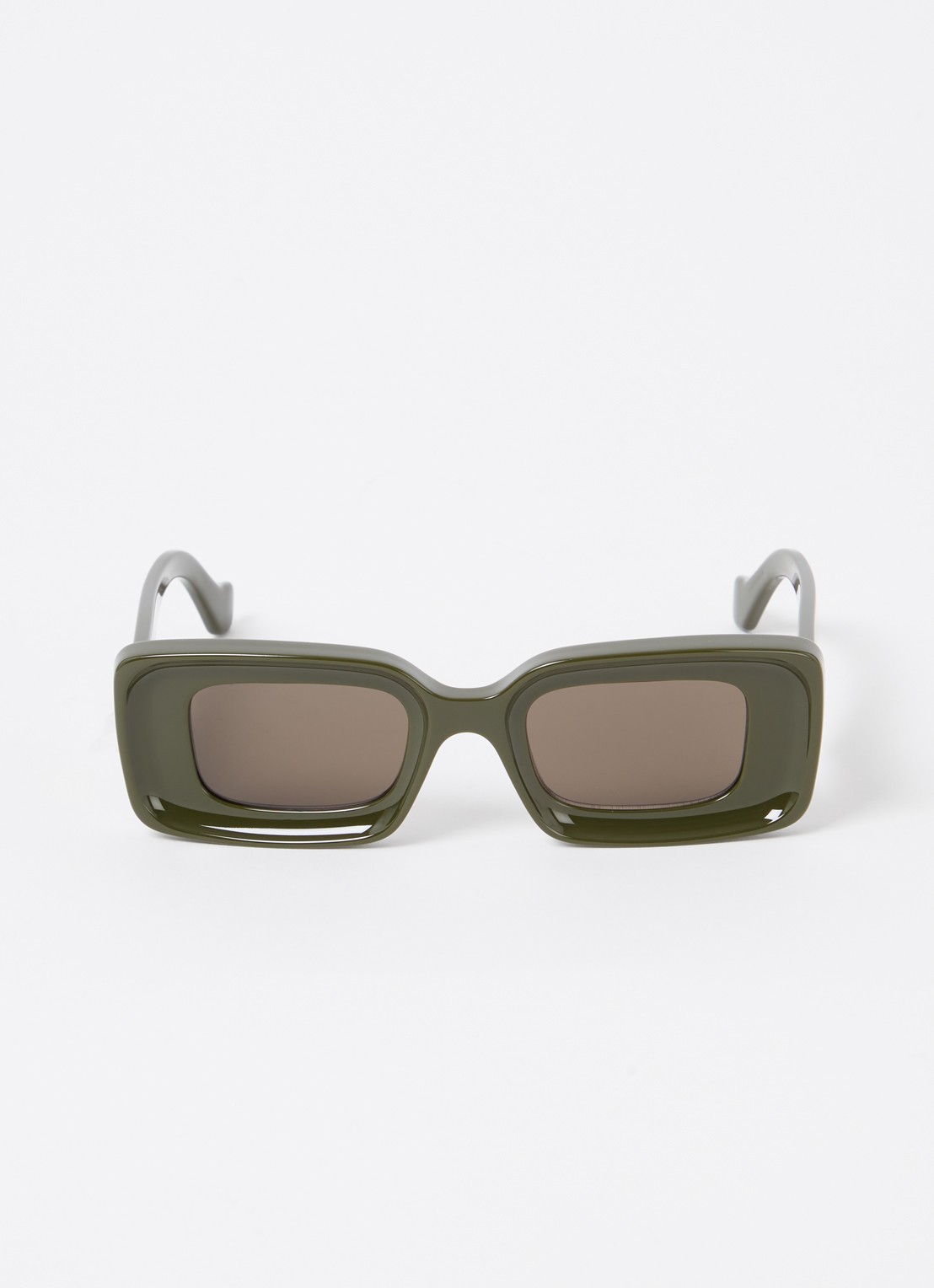 LOEWE Anagram zonnebril LW40101I - detail bronsgroen