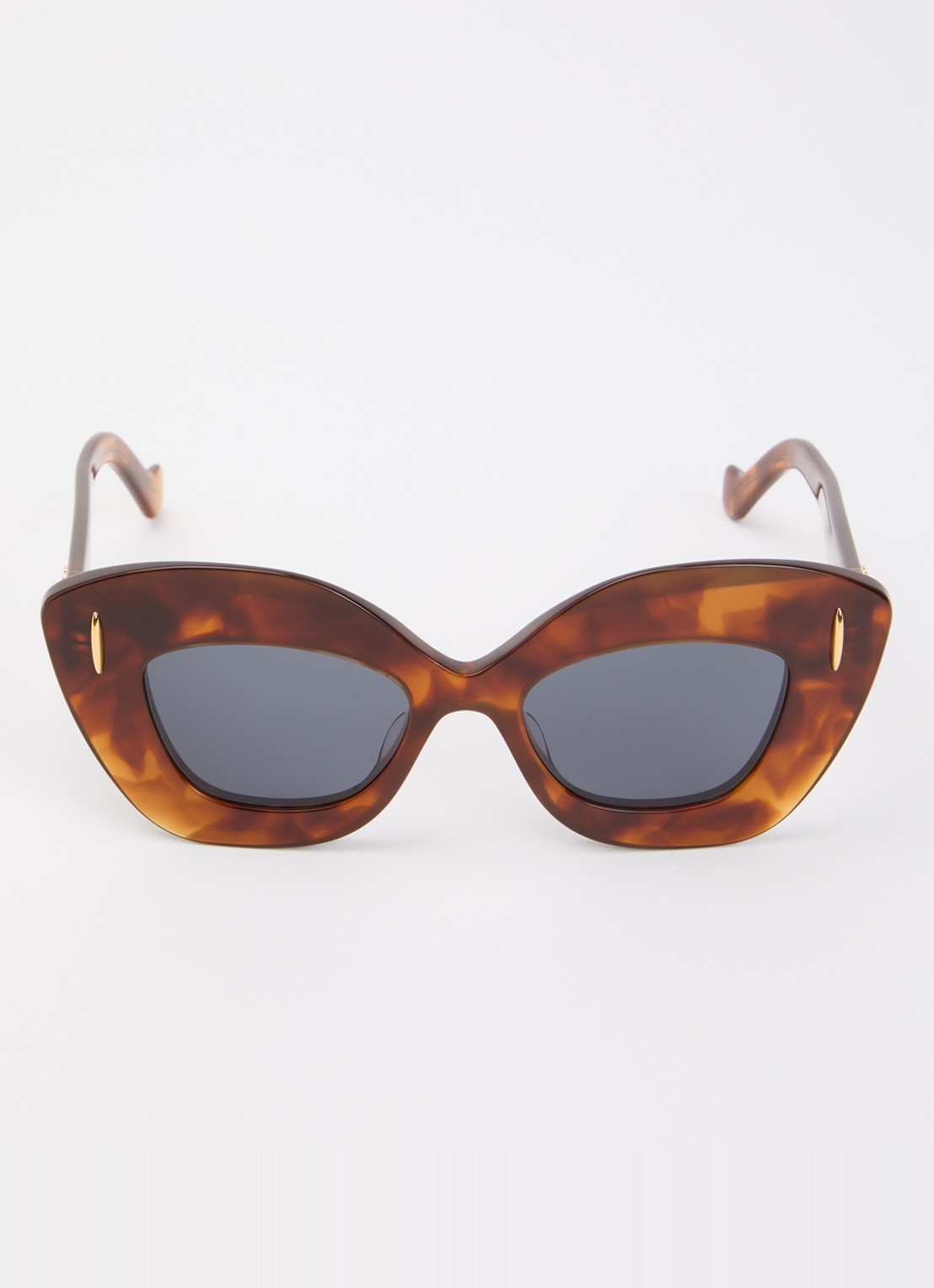 LOEWE Anagram zonnebril LW40127I - detail bruin