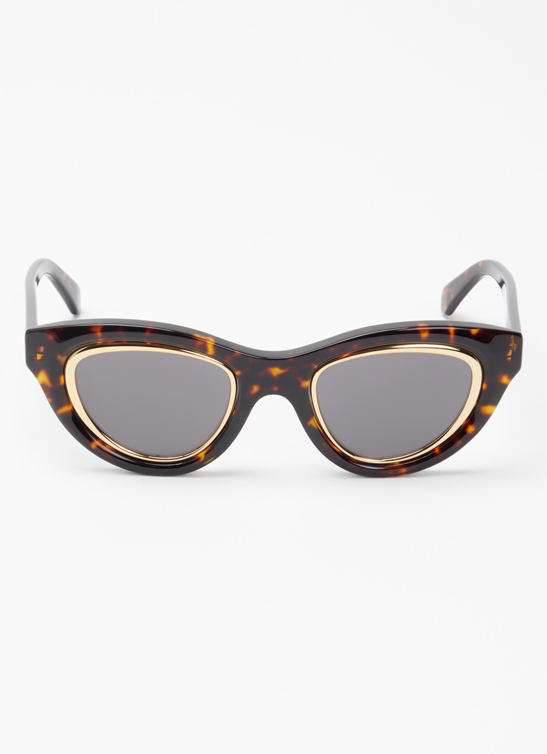 LOEWE Anagram zonnebril LW40182U - detail bruin