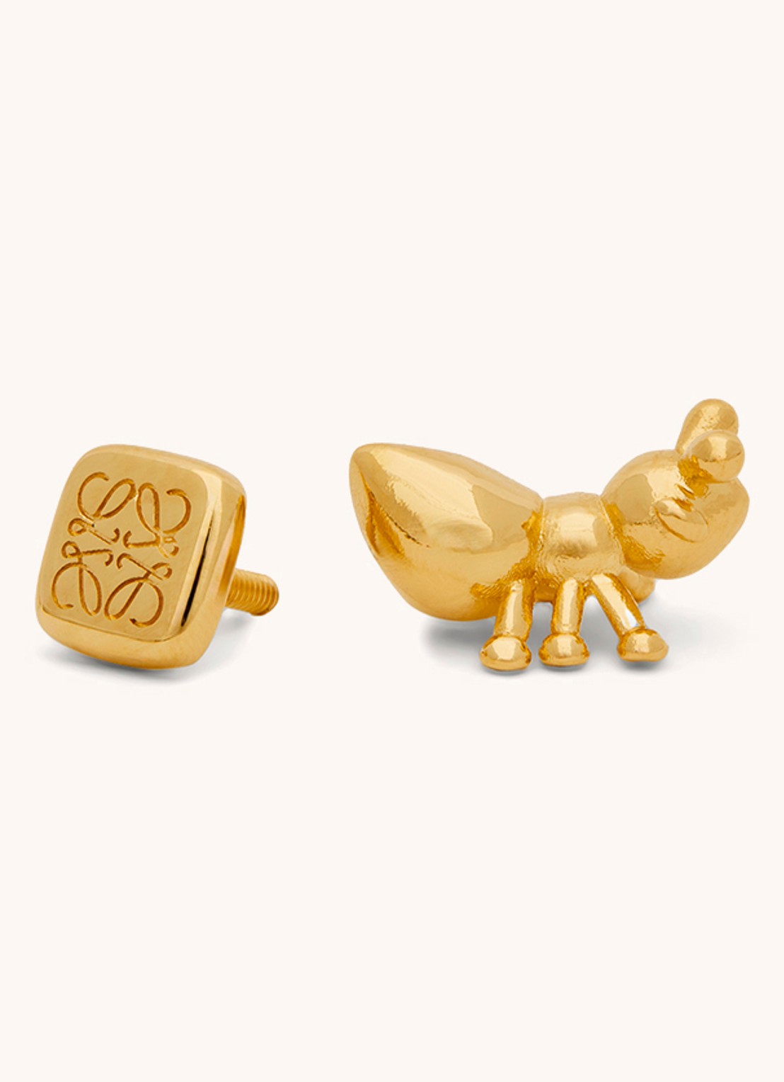LOEWE Ant tasbedel met logo - detail 3 goud