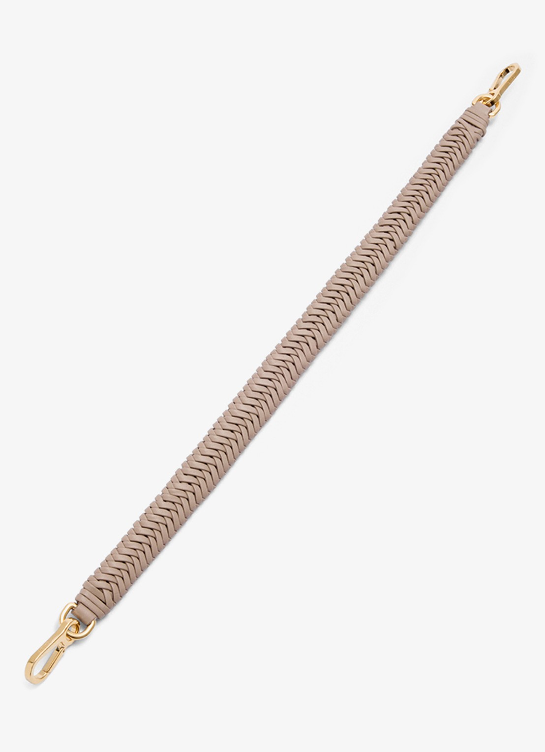 LOEWE Arrow schouderriem van kalfsleer - voorkant zand