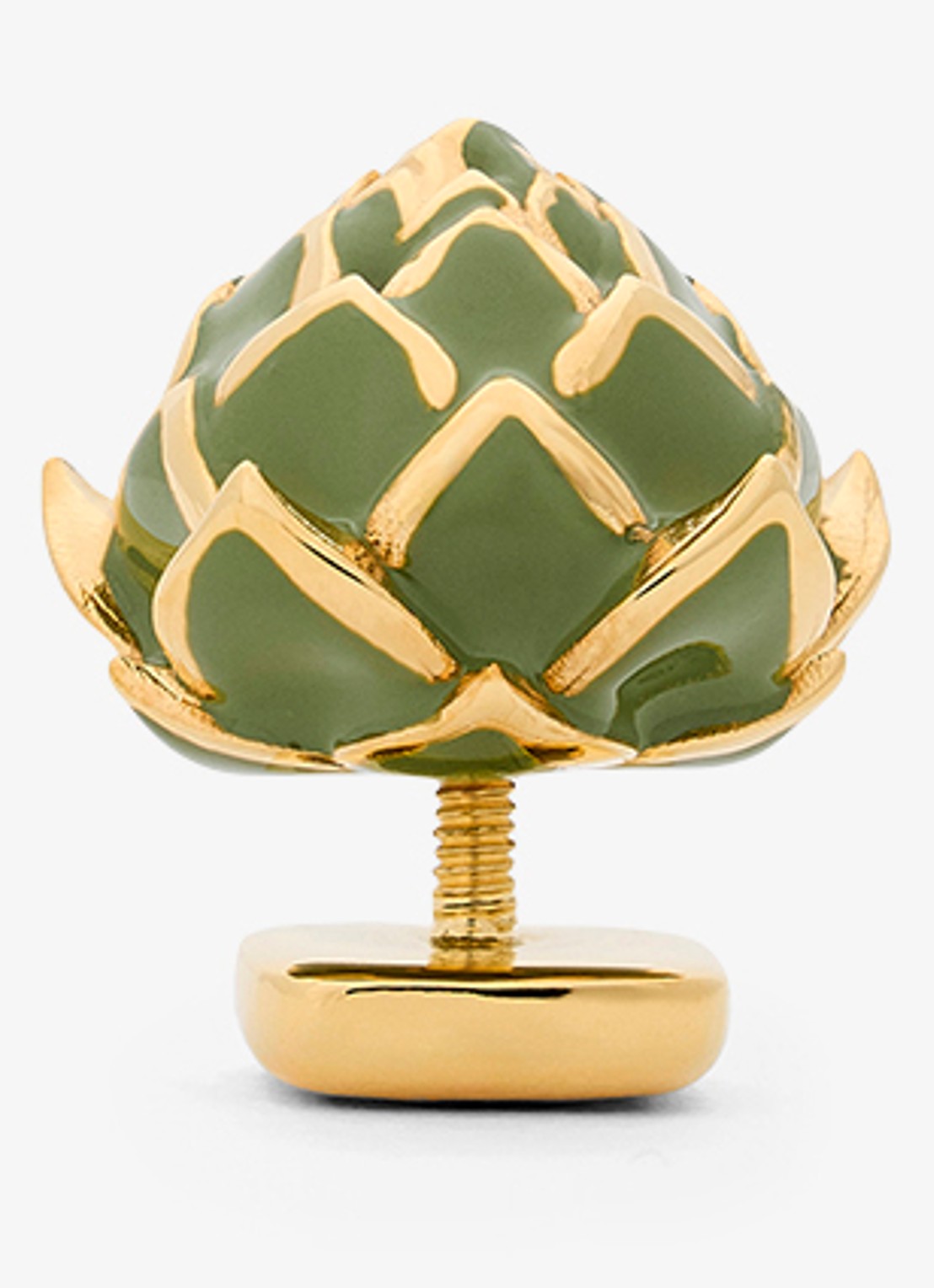 LOEWE Artichoke tasbedel met logo - voorkant groen