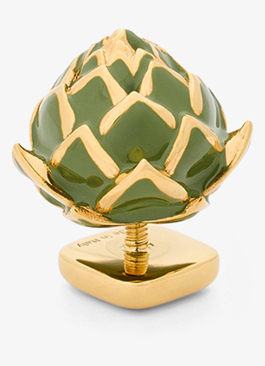 LOEWE Artichoke tasbedel met logo - voorkant 2 groen