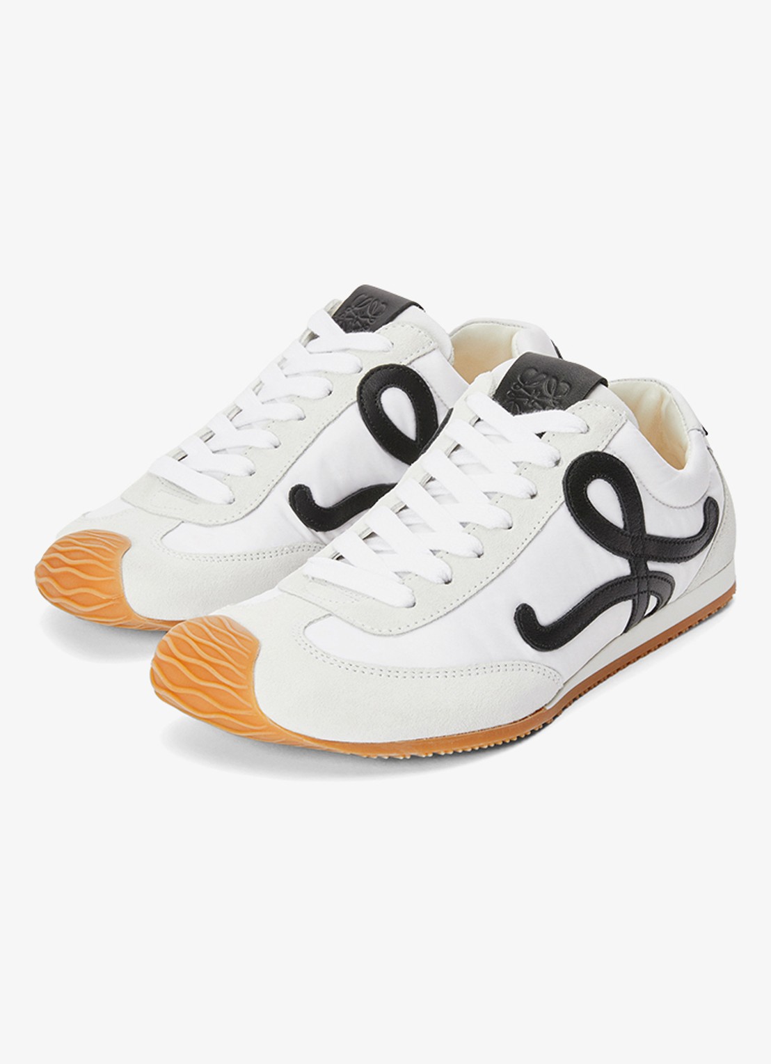 LOEWE Ballet Runner 2.0 sneaker met kalfsleren details - detail 3 wit