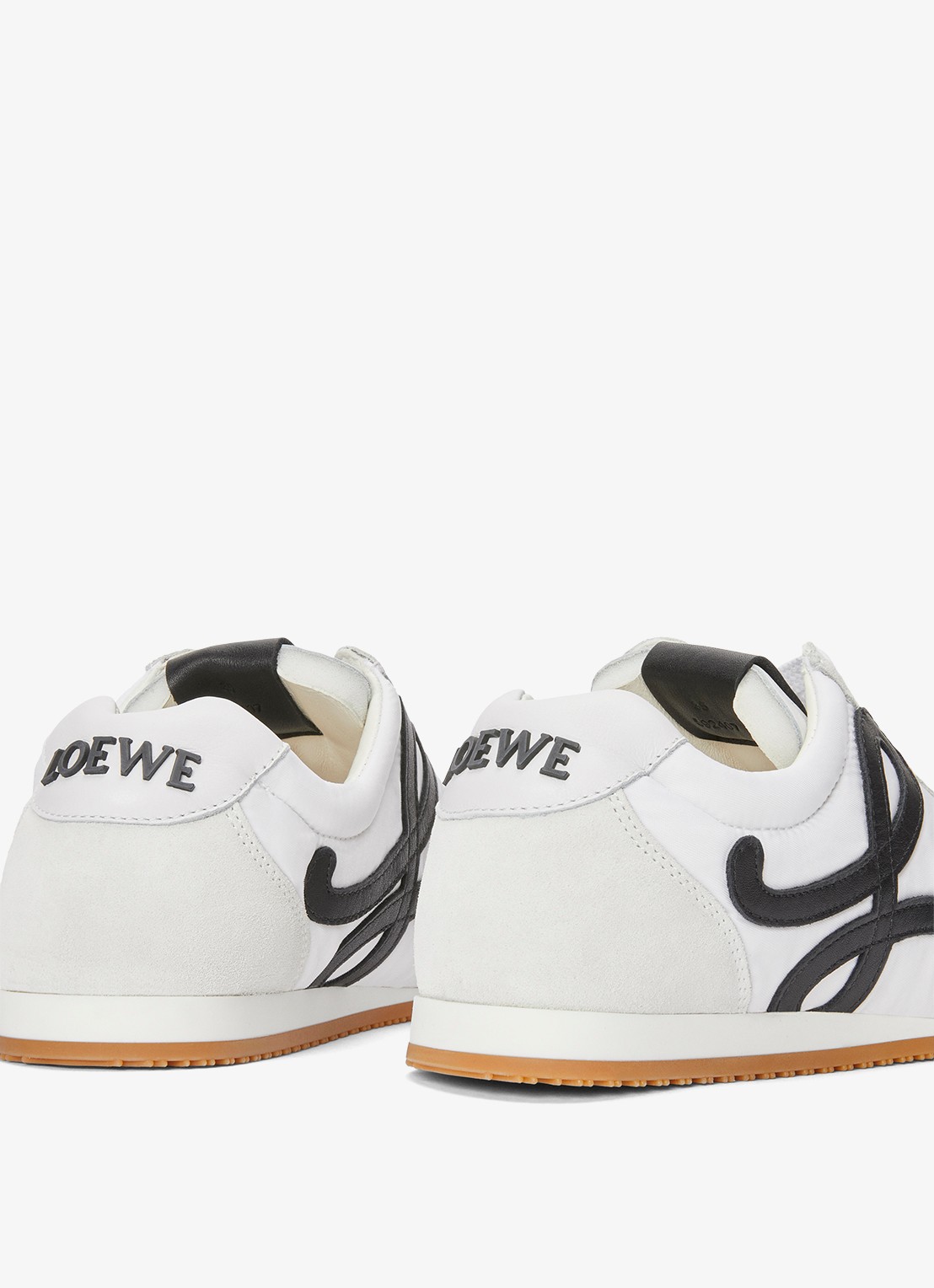 LOEWE Ballet Runner 2.0 sneaker met kalfsleren details - detail 5 wit