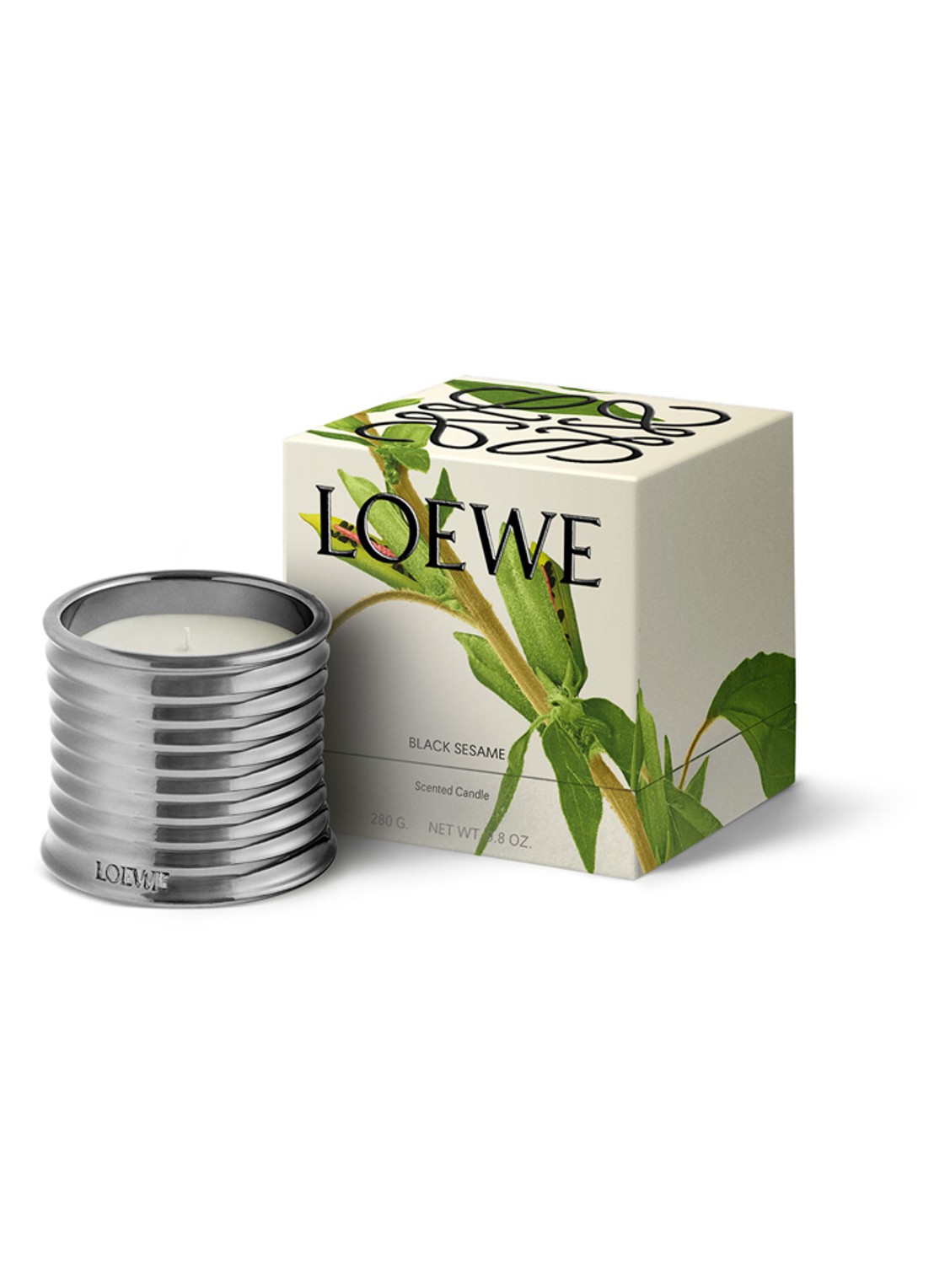LOEWE Black Sesame Scented Candle - geurkaars 320 gram - voorkant 2 undefined