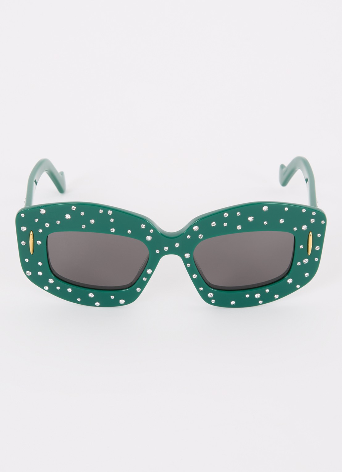 LOEWE Cat Eye zonnebril E4000225 - detail 2 zeegroen