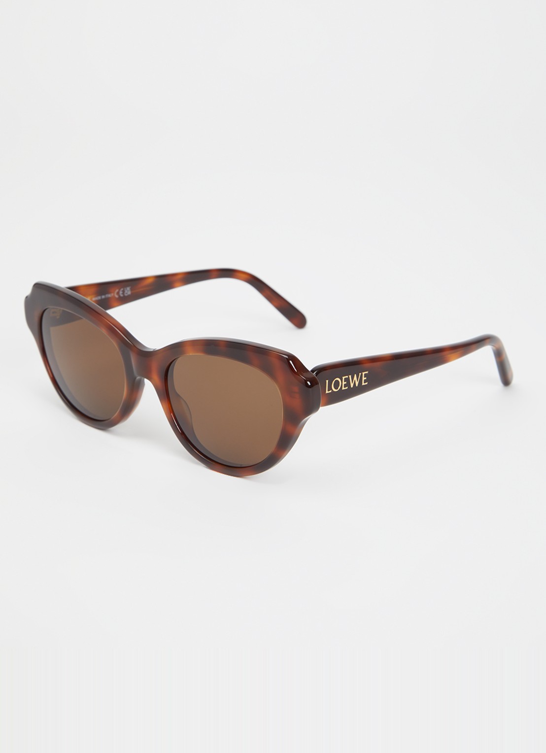 LOEWE Cat Eye zonnebril E4000370 - voorkant 4 donkerbruin