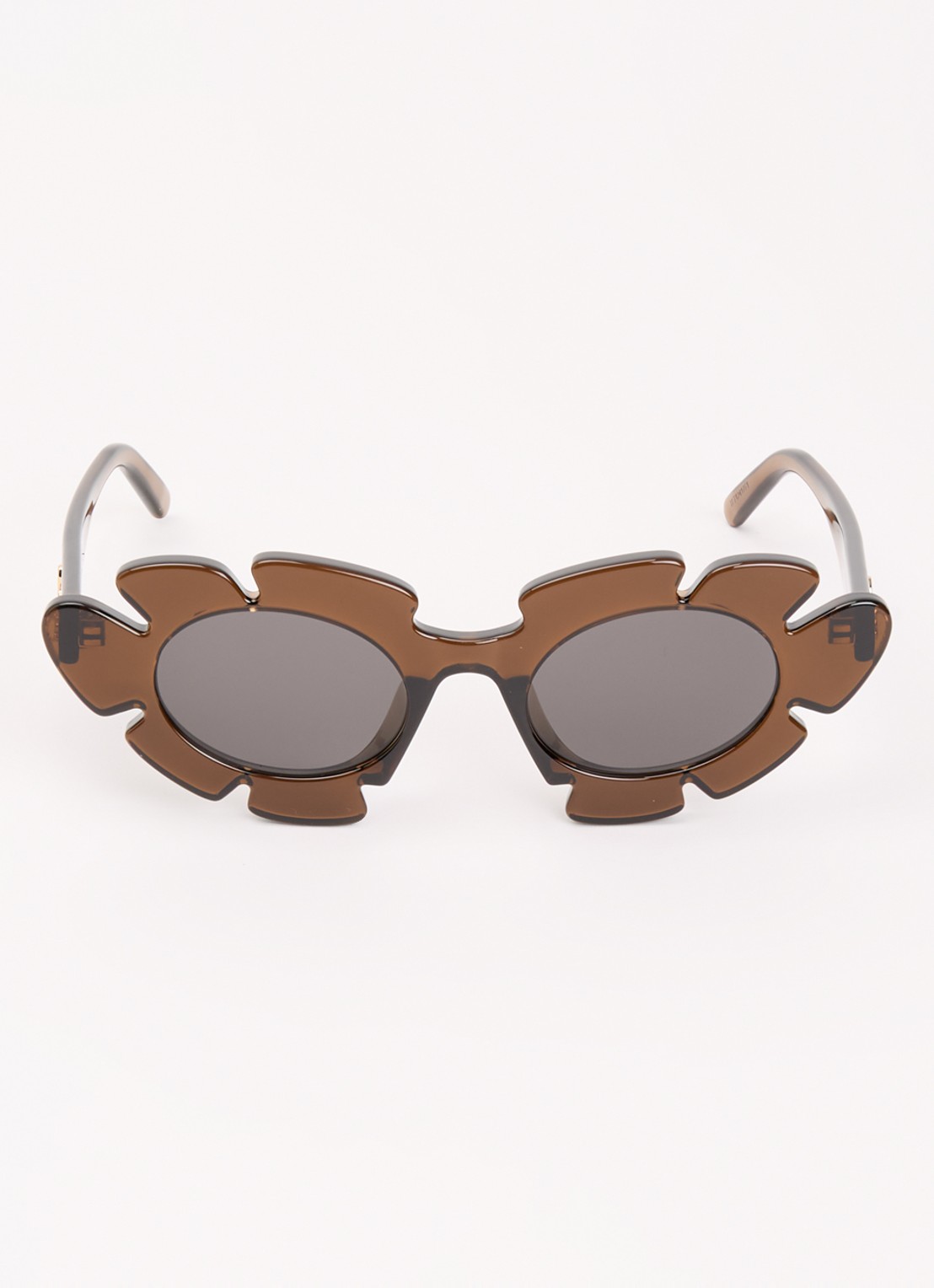 LOEWE Cat Eye zonnebril LW40134U - detail bruin