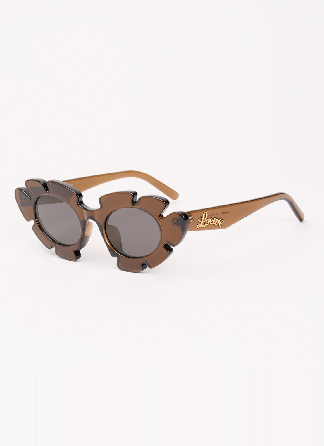 LOEWE Cat Eye zonnebril LW40134U - voorkant 4 bruin