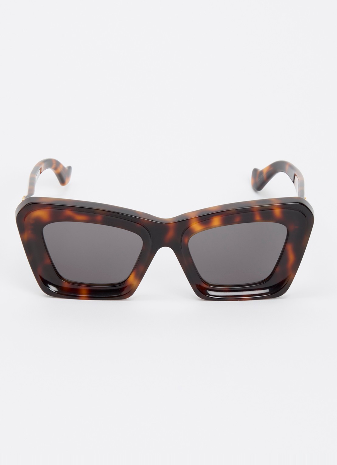 LOEWE Cat Eye zonnebril LW40145I - detail bruin