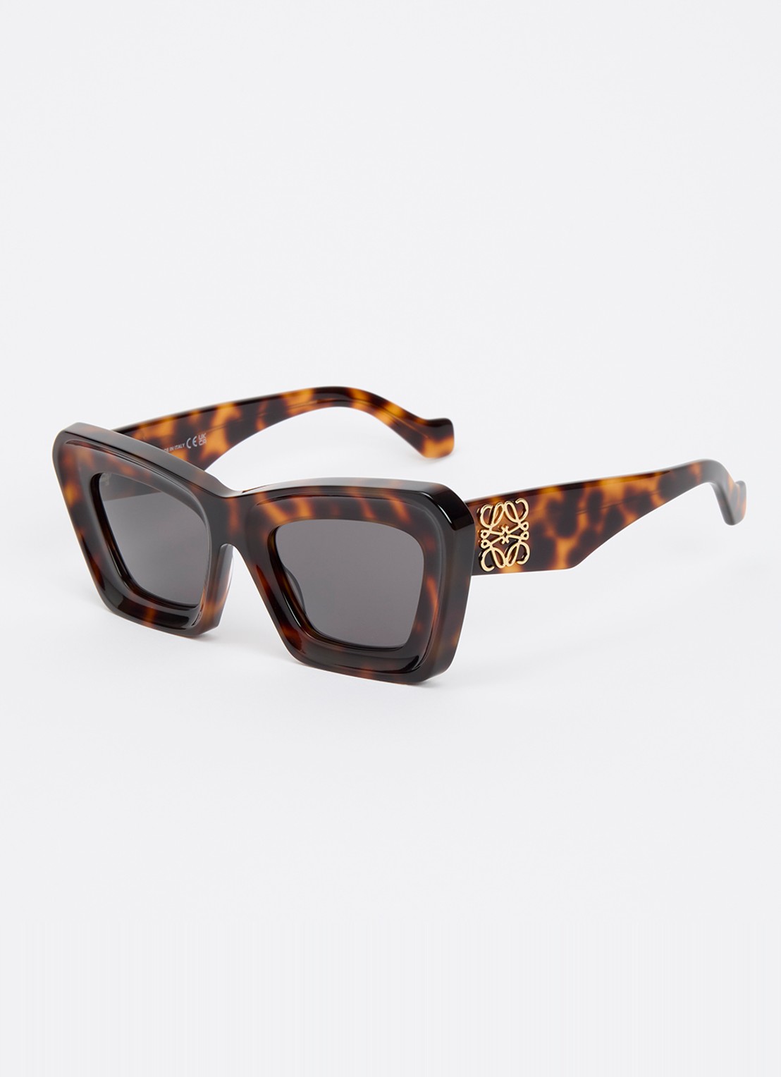 LOEWE Cat Eye zonnebril LW40145I - voorkant 4 bruin