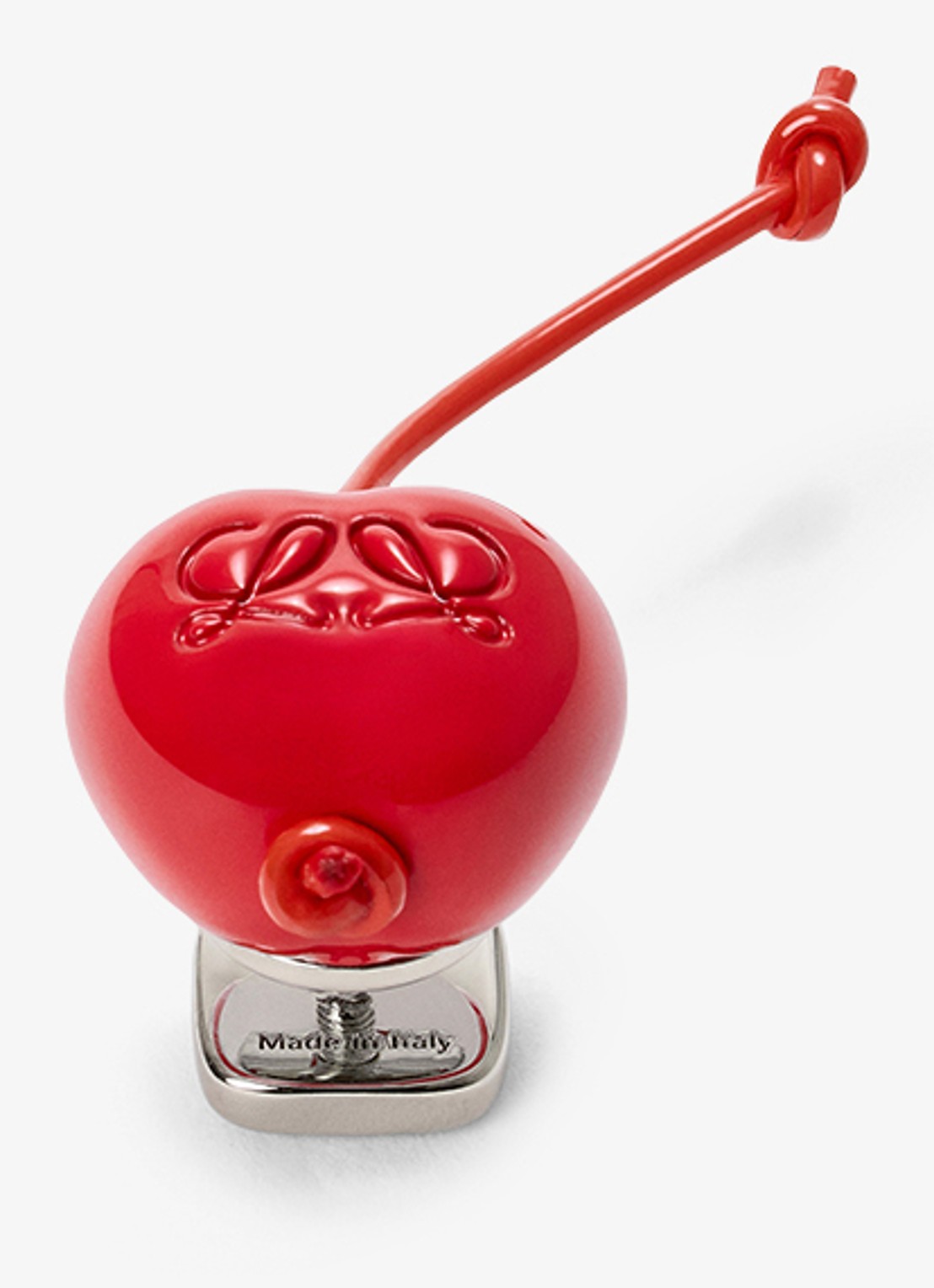LOEWE Cherry tasbedel met logo - voorkant 2 rood
