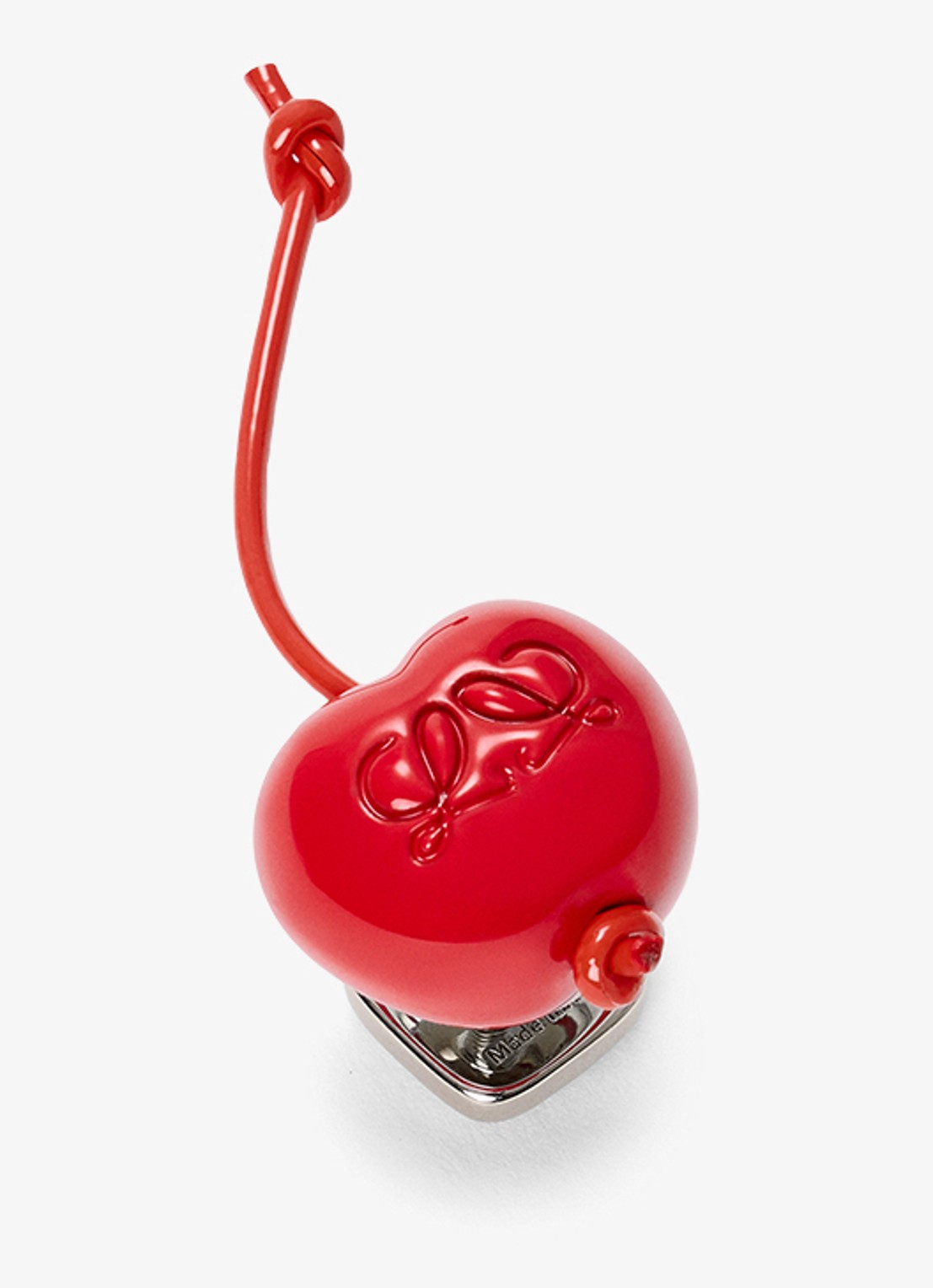 LOEWE Cherry tasbedel met logo - voorkant 3 rood