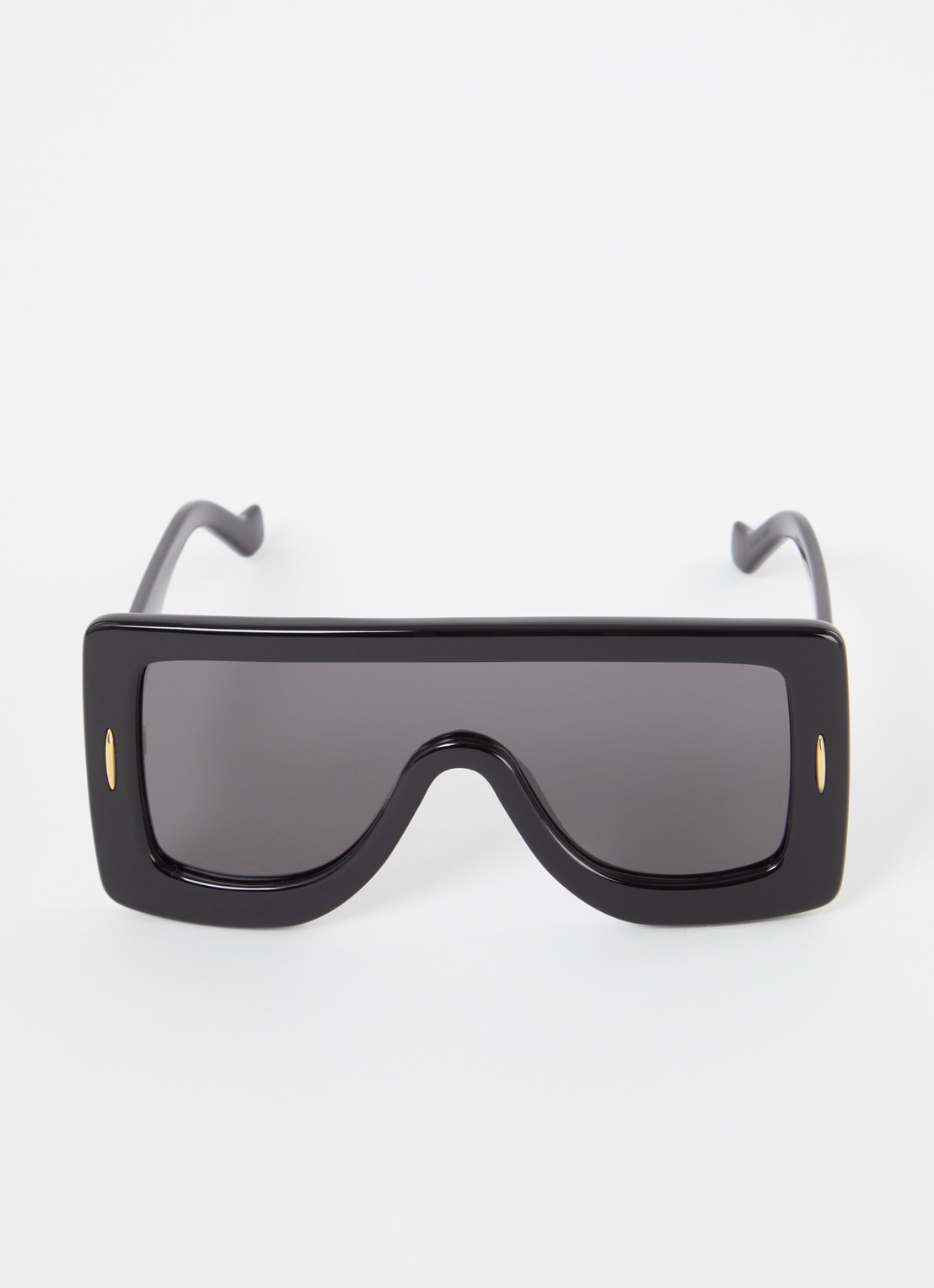LOEWE Chunky Anagram zonnebril LW40104I - detail zwart
