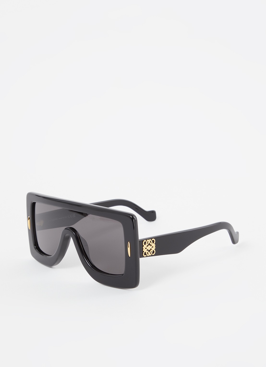 LOEWE Chunky Anagram zonnebril LW40104I - voorkant 3 zwart