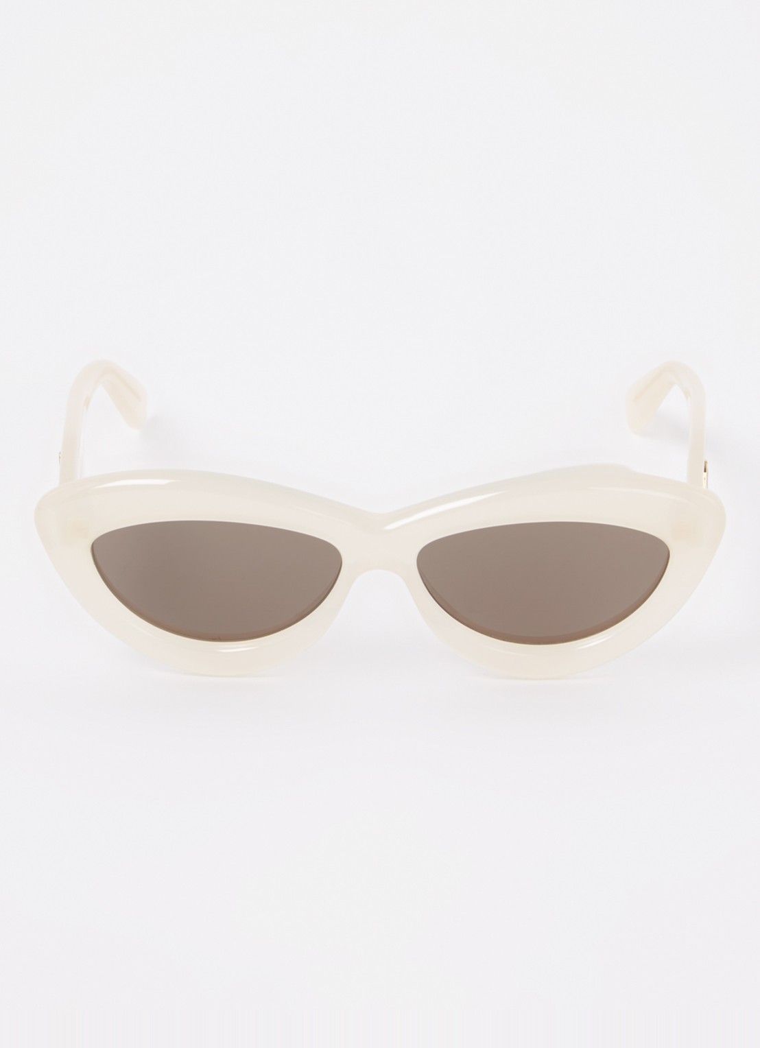 LOEWE Curvy zonnebril LW40096I - detail 3 gebroken wit