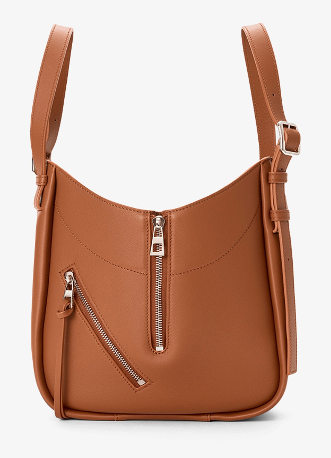 LOEWE Hammock Flip handtas van kalfsleer - detail 2 bruin