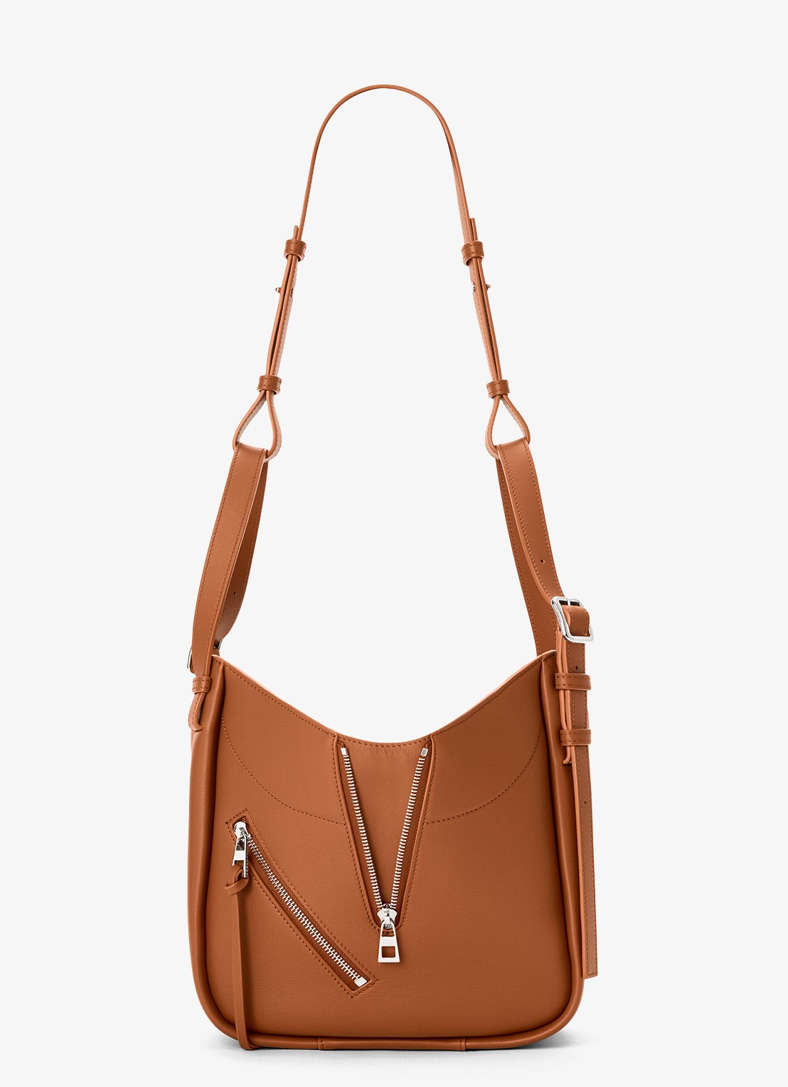 LOEWE Hammock Flip handtas van kalfsleer - detail 3 bruin