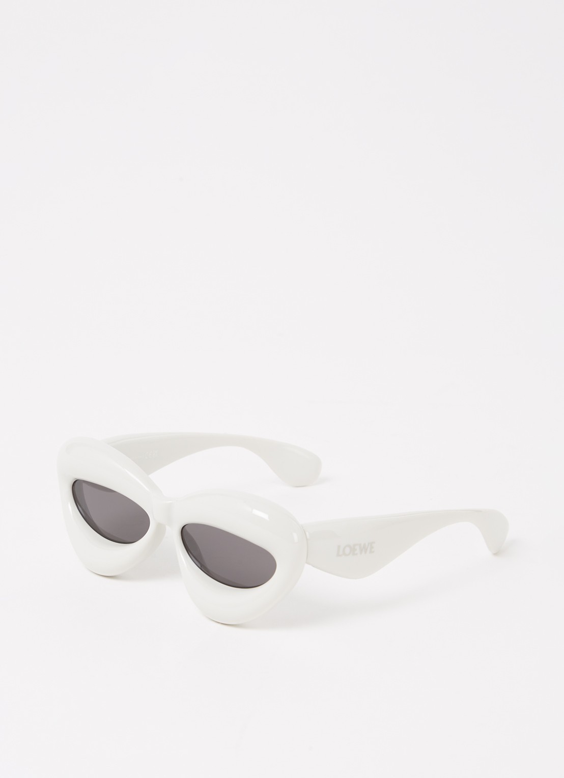 LOEWE Inflated zonnebril LW40097I - voorkant wit