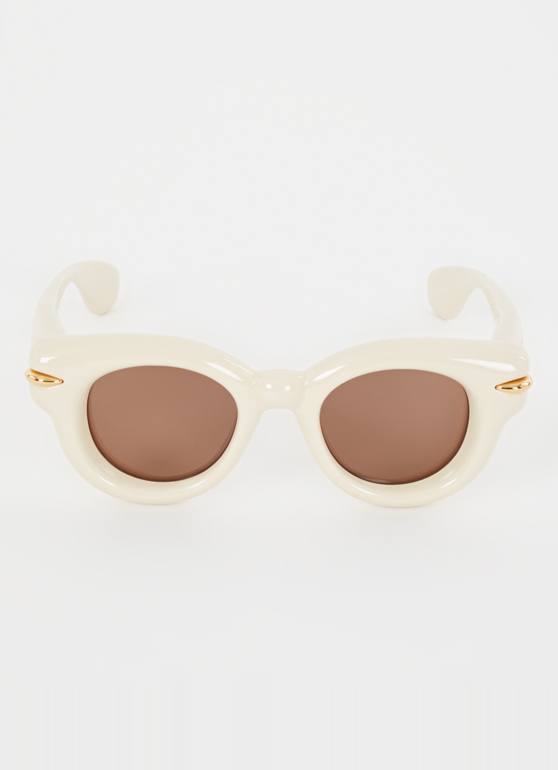 LOEWE Inflated zonnebril LW401188I - detail wit