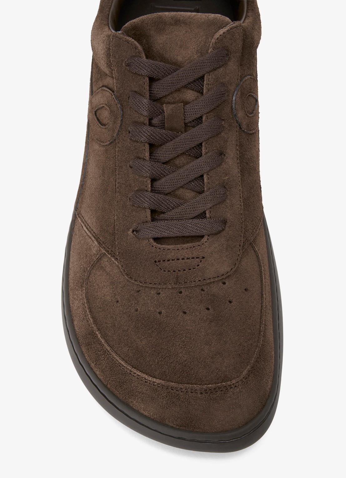 LOEWE Jambo sneaker van kalfssuède - detail 5 donkerbruin