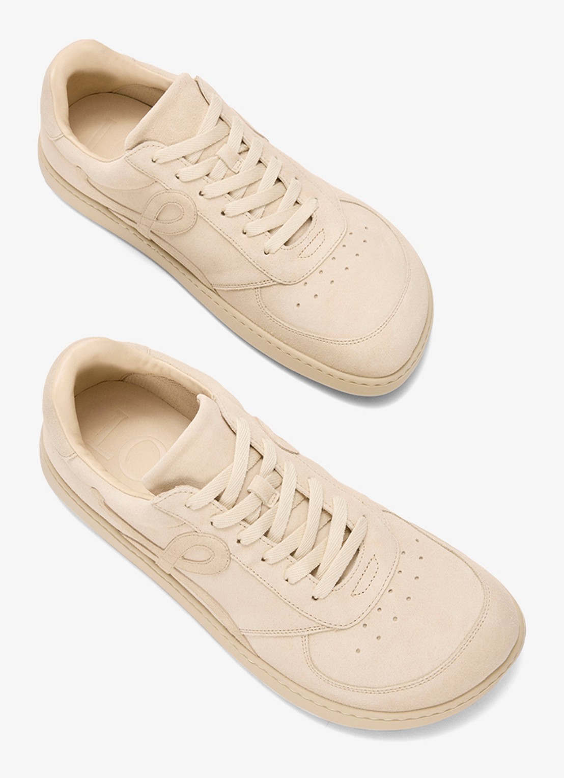 LOEWE Jambo sneaker van kalfssuède - detail 4 beige