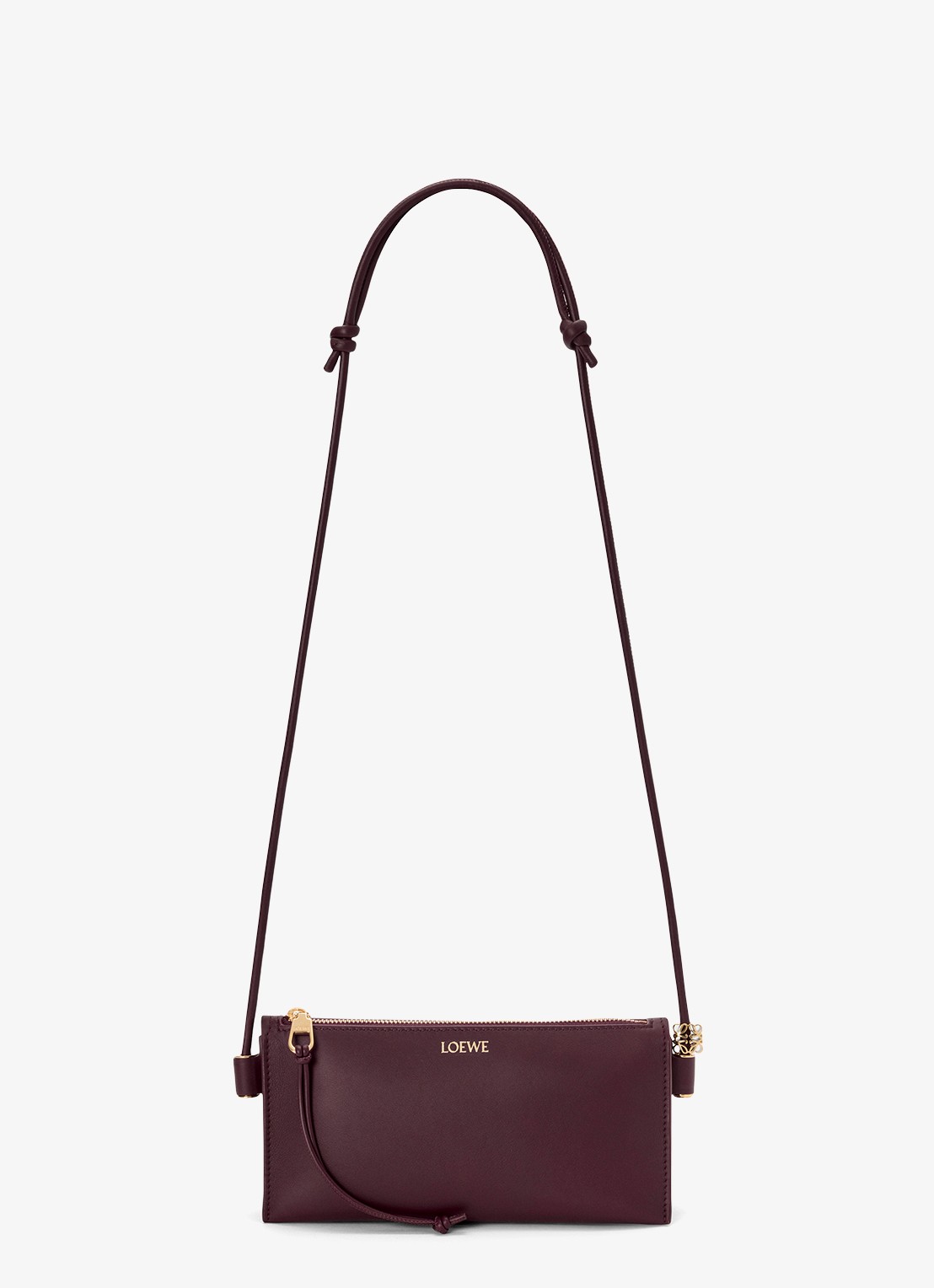 LOEWE Joya crossbodytas van kalfsleer - detail 5 bordeauxrood