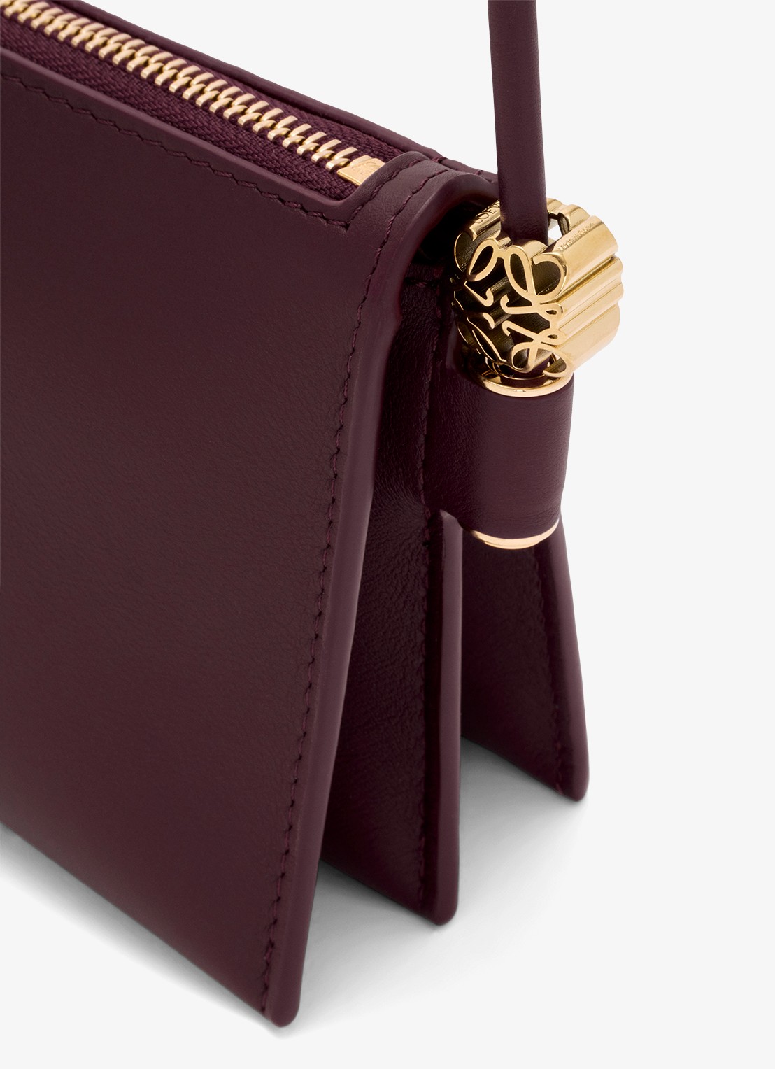 LOEWE Joya crossbodytas van kalfsleer - detail 8 bordeauxrood