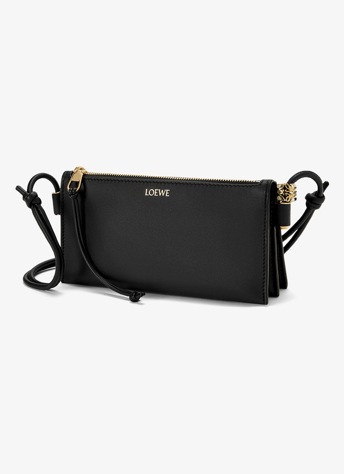 LOEWE Joya crossbodytas van kalfsleer - detail zwart