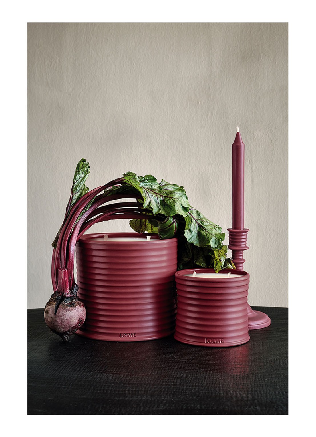 LOEWE Large Beetroot Candle - geurkaars 2120 gram  - detail 7 undefined